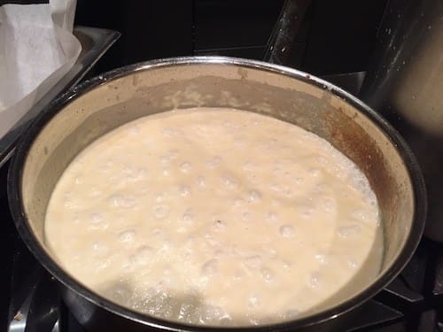 Bubbling smoked bacon cream sauce - Nutrafarms