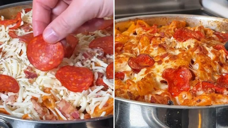 pepperoni-and-cheese-layered-pizza-pasta