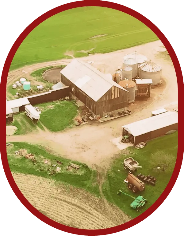 ontario-pork-farm-drone-view