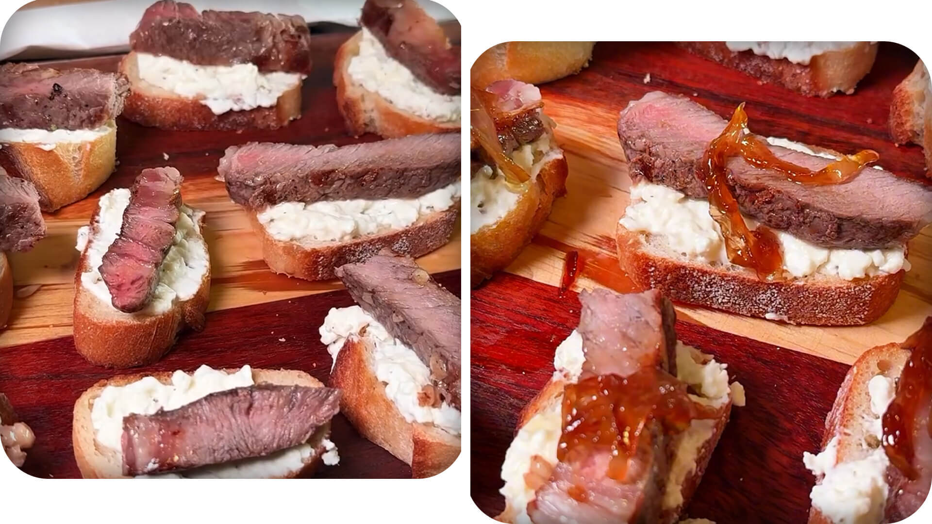 caramelized-onion-burrata-steak-crostini-plated