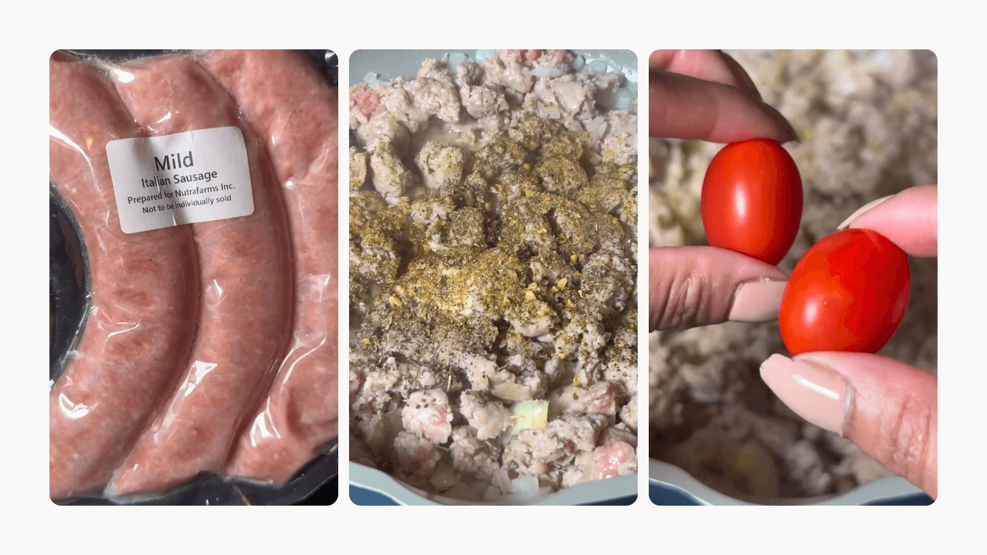 one-pot-pork-bowls-italian-sausage-ingredients