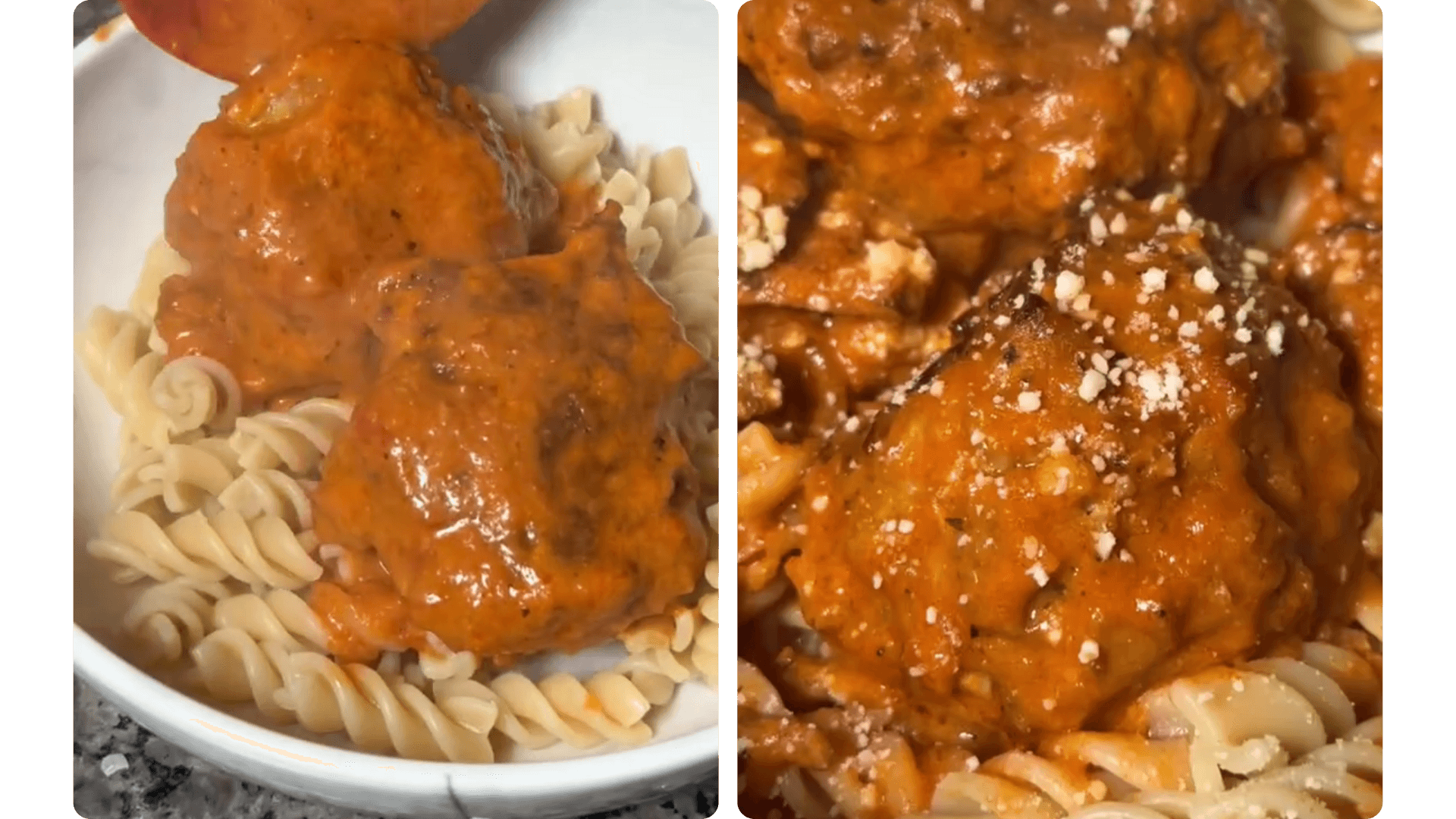 juicy-pork-meatballs-over-pasta-with-red-sauce juicy-pork-meatballs-over-pasta-with-red-sauce