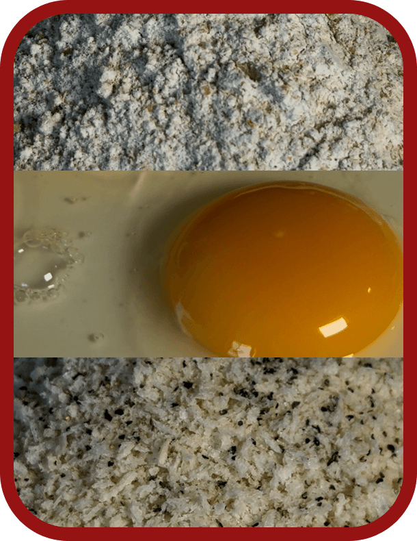 parmesan-chicken-cutlet-breading-station-with-flour-eggs-and-breadcrumbs parmesan-chicken-cutlet-breading-station-with-flour-eggs-and-breadcrumbs